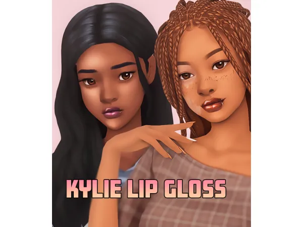 Maxis Match Kylie Lip Gloss by melunn - The Sims 4 Custom Content
