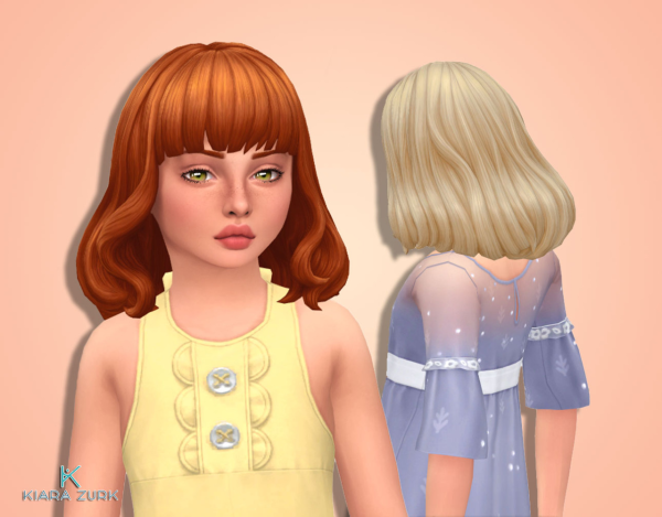 Maxis Match Mariza Hairstyle for Girls by simsfinds - The Sims 4 Custom Content