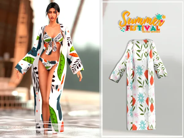 Alpha Summer Festival Aurea set - The Sims 4 Custom Content