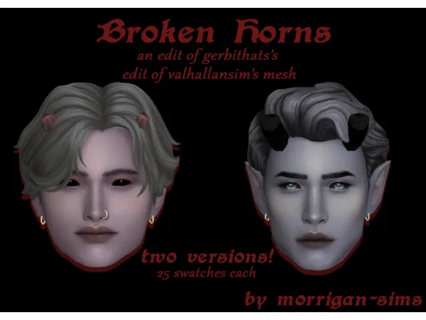 BROKEN HORNS  by morrigan