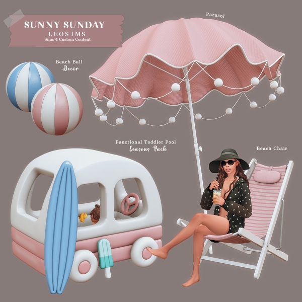 Mix Sunny Sunday by leosims4cc - The Sims 4 Custom Content