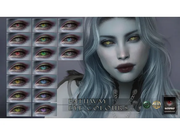 Mix Pathway Eyes (Dark) ( ) - The Sims 4 Custom Content