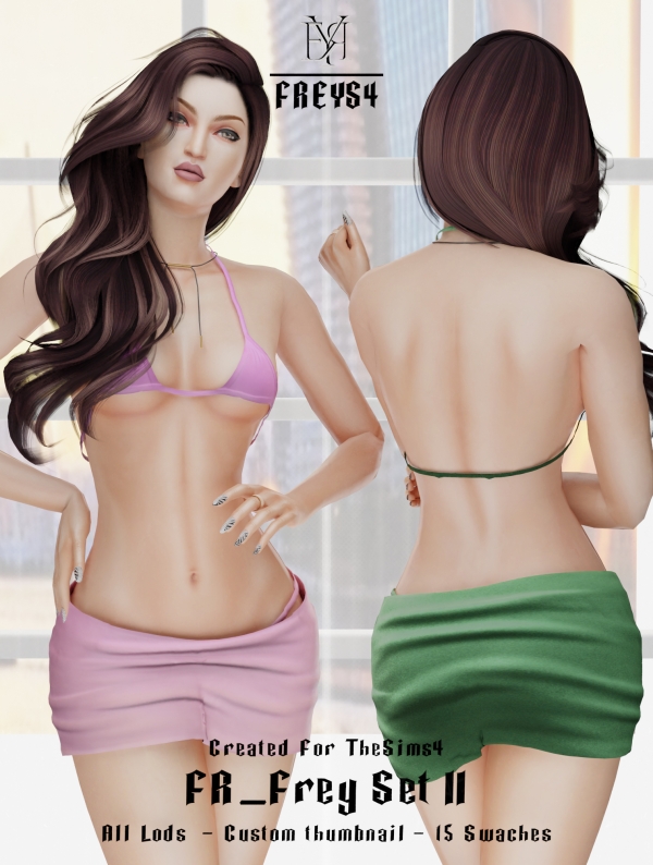 Alpha FR_Frey Set II by freys4 - The Sims 4 Custom Content