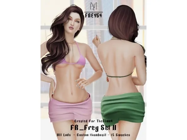 Alpha FR_Frey Set II - The Sims 4 Custom Content