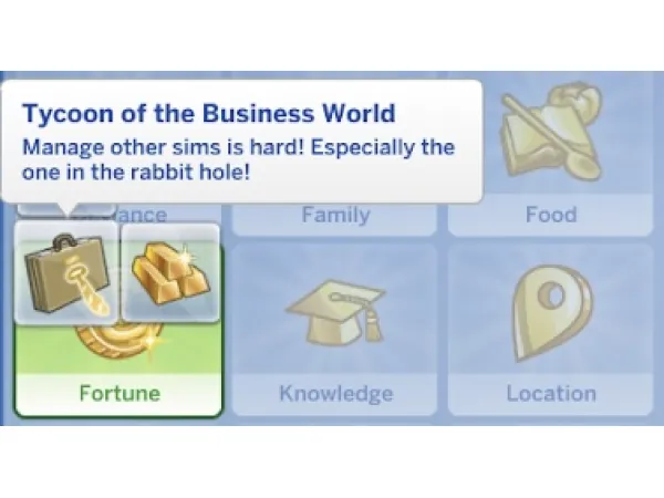Maxis Match [mosichaa] Tycoon of the Business World Aspiration - The Sims 4 Custom Content