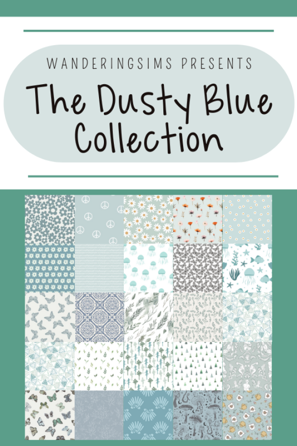 Introducing the Dusty Blue Collection by simsfinds - The Sims 3 Custom Content