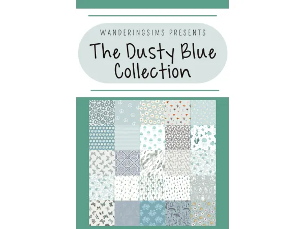 Introducing the Dusty Blue Collection - The Sims 3 Custom Content