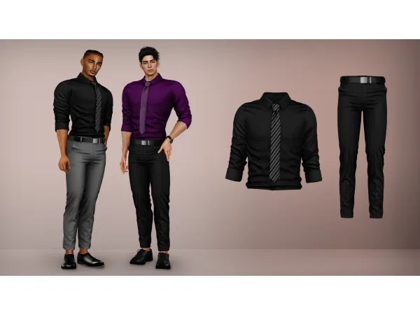 Alpha Corelyn Office Set - The Sims 4 Custom Content