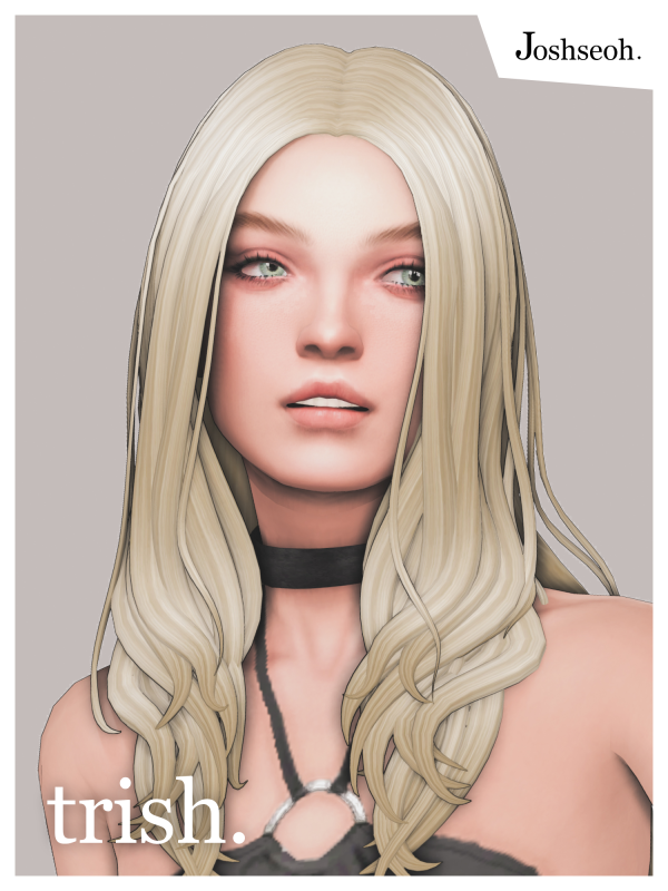 Maxis Match Trish Hair DMC (Hair Commissions) by simsfinds - The Sims 4 Custom Content