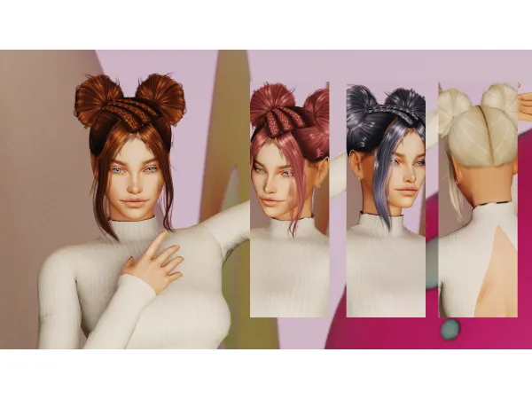 Alpha [MODCo] Leilany Hairstyle by darknighttsims - The Sims 4 Custom Content