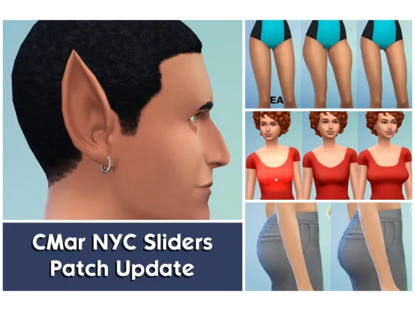 Sims 4 Maxis Mix  CC: Sliders