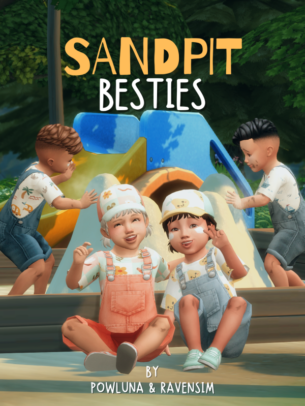 Maxis Match Sandpit Besties by simsfinds - The Sims 4 Custom Content