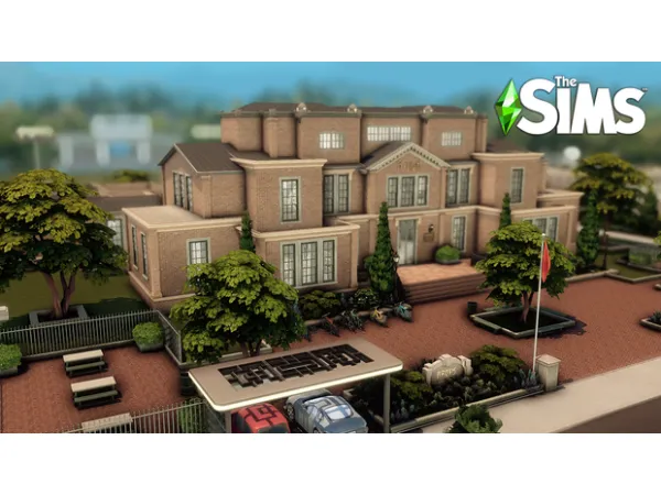 Maxis Match Copperdale's High School by bojanasims - The Sims 4 Custom Content