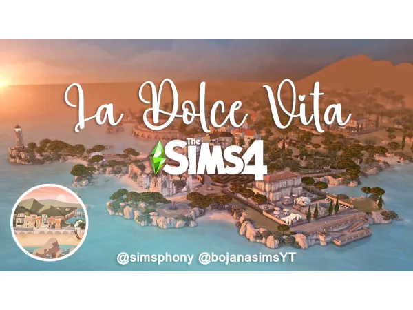 Maxis Match La Dolce Vita Save File by bojanasims - The Sims 4 Custom Content