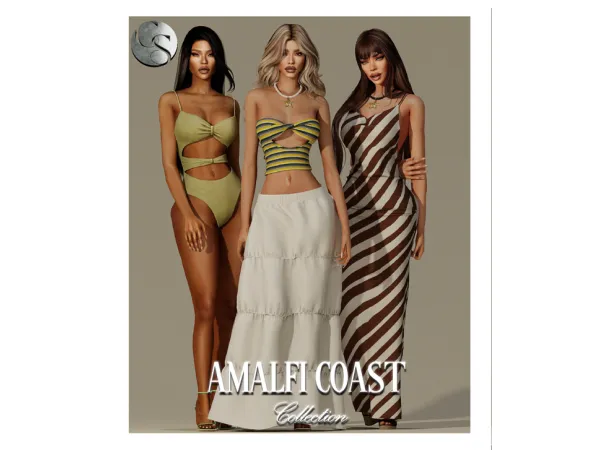 Alpha CAMUFLAJE AMALFI COAST Collection - The Sims 4 Custom Content