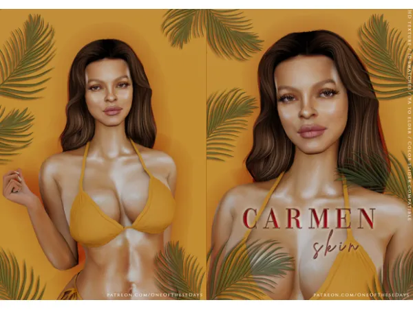 Alpha ud83eudd65 Carmen ud83eudd65 SKIN - The Sims 4 Custom Content