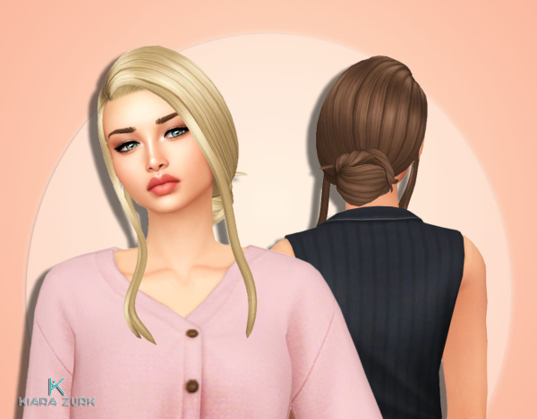 Maxis Match Jade Bun by simsfinds - The Sims 4 Custom Content