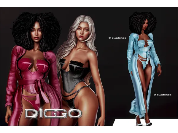 Alpha DIGGO JAILIN SET - The Sims 4 Custom Content