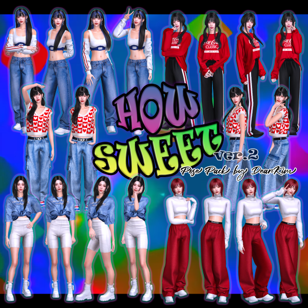 Mix H O W S W E E T (ver2) by simsfinds - The Sims 4 Custom Content