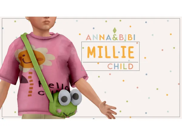 Alpha Millie_Child [AnnaBibi] - The Sims 4 Custom Content