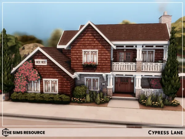 Alpha Cypress Lane - The Sims 4 Custom Content