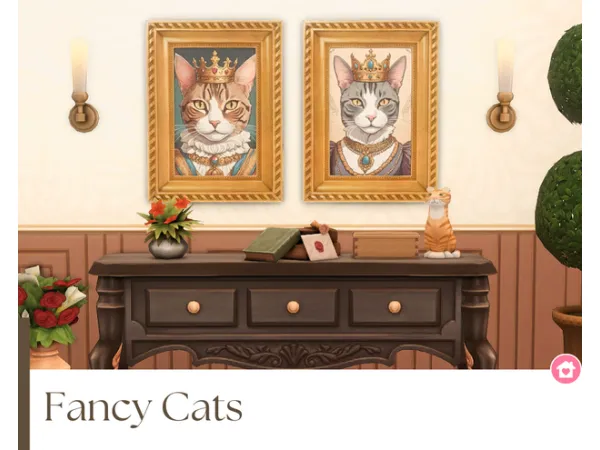 Maxis Match Fancy Cats by summerrplays - The Sims 4 Custom Content