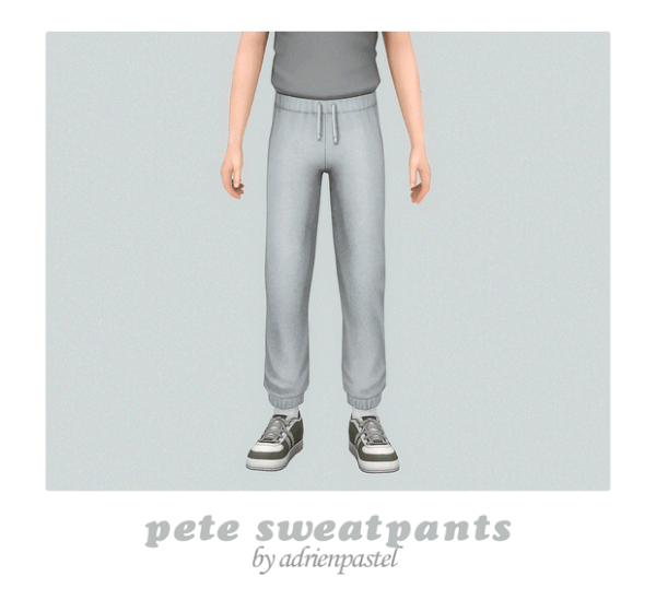 Maxis Match Pete Sweatpants (Kids) by simsfinds - The Sims 4 Custom Content