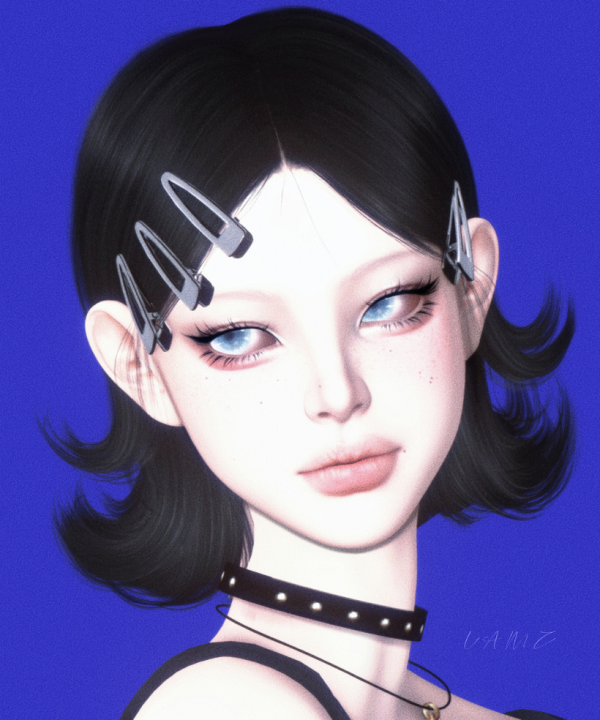 Alpha LAMZ_Midi FlickBobShortHairstyles_001F by simsfinds - The Sims 4 Custom Content