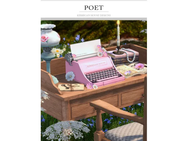 [KHD] Poet Set - The Sims 3 Custom Content