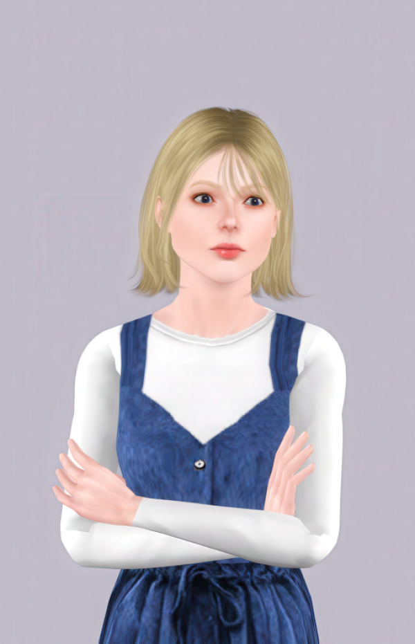 Hezeh Fem Hair N4 by simsfinds - The Sims 3 Custom Content