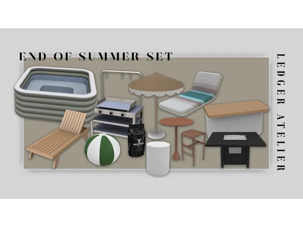 Alpha End Of Summer Set - The Sims 4 Custom Content