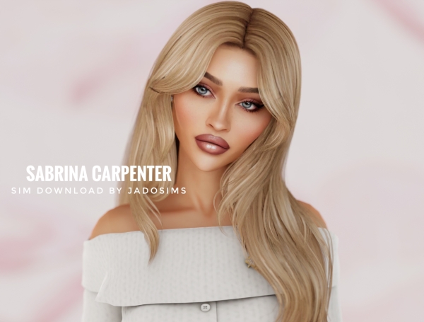 Alpha Sabrina Carpenter (Sim Download) by shopwithflynnn - The Sims 4 Custom Content