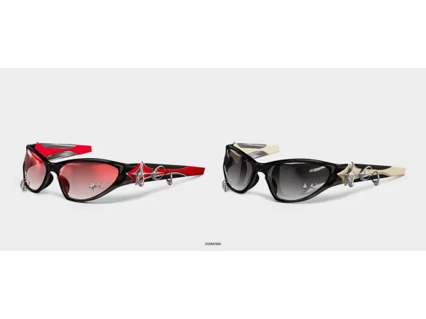Alpha 2024 Jun03 (sims4) Thug Club Glasses by ashwwa - The Sims 4 Custom Content