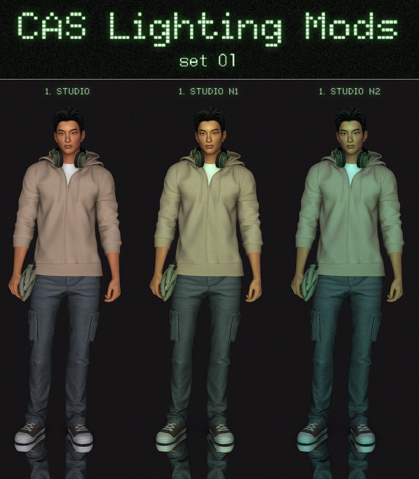 Mix CAS Lighting Mod set 01 by simsfinds - The Sims 4 Custom Content
