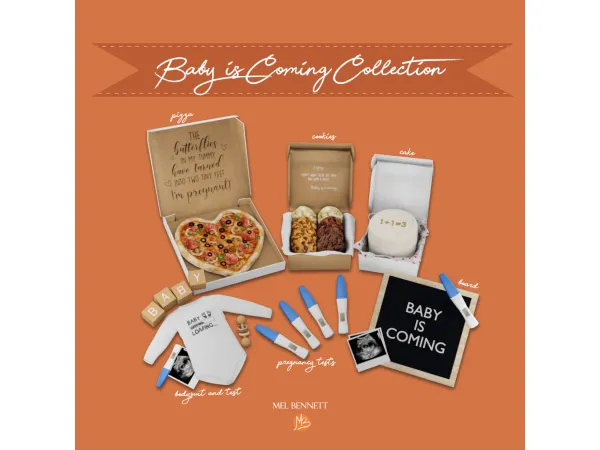 Alpha Baby is Coming Collection - The Sims 4 Custom Content