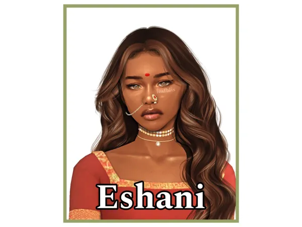 Maxis Match Eshani by leafblis - The Sims 4 Custom Content