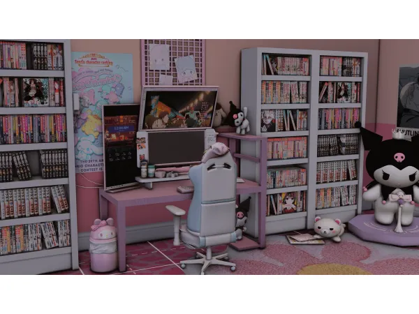 Alpha Ultimate Kawaii BL Collection by Darkwaifu - The Sims 4 Custom Content