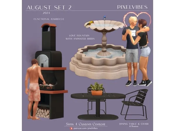 Alpha August 2024 Set 2 - The Sims 4 Custom Content