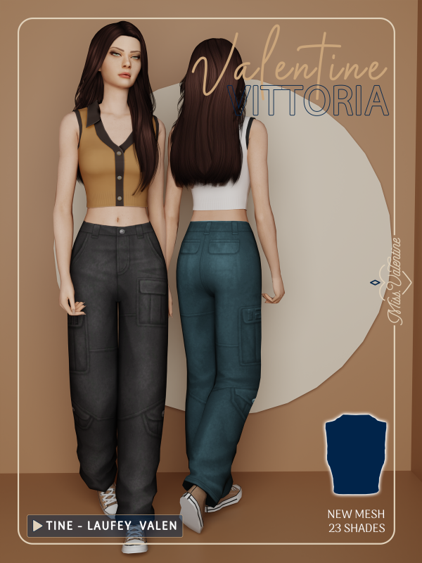 Maxis Match Vittoria Top by simsfinds - The Sims 4 Custom Content
