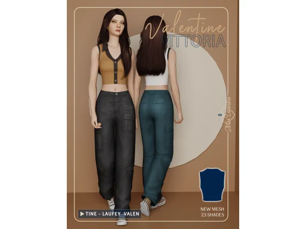 Maxis Match Vittoria Top by MissValentine - The Sims 4 Custom Content