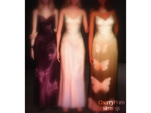Maxis Match Maria Dress by CherryPlumSims - The Sims 4 Custom Content