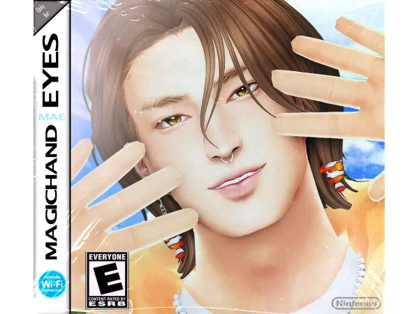 Mix MAGICHAND N155 MAE EYES RECOLOURED by rouletvilla - The Sims 4 Custom Content