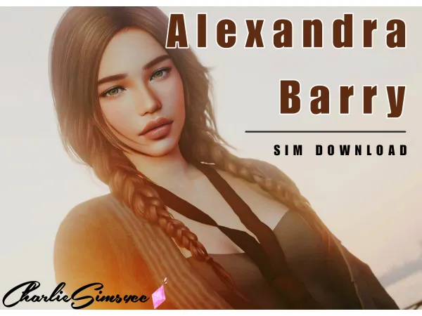 Alpha Alexandra Barry Sim Download - The Sims 4 Custom Content