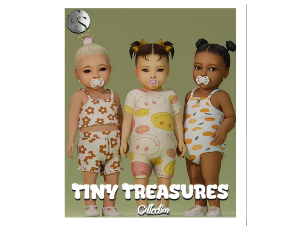 CAMUFLAJE - Tiny Treasures Infant Collection (Co-Ord + 2 Onsies + 2 Earrings) FS by camuflaje