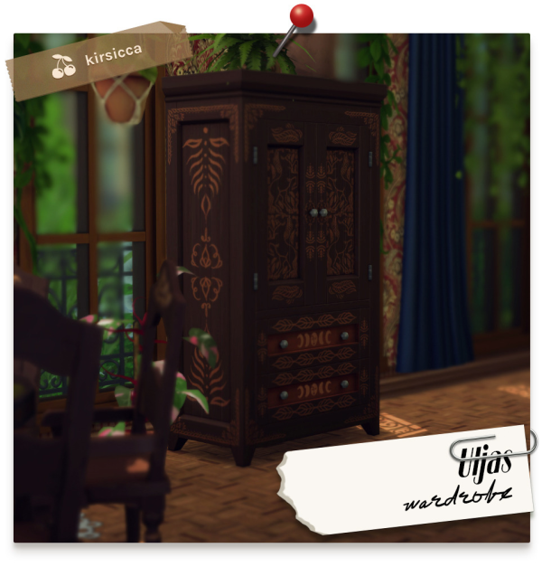 Maxis Match ULJAS WARDROBE by simsfinds - The Sims 4 Custom Content