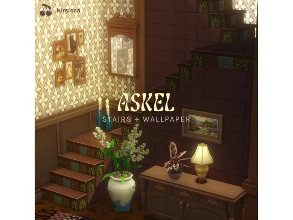 Maxis Match ASKEL STAIRS by kirsicca - The Sims 4 Custom Content