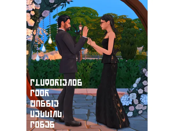 Mix Plutorienos Poor Cassie Wedding Poses by PLUTORIENOS - The Sims 4 Custom Content