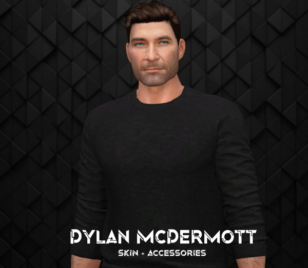 Alpha Dylan McDermott Skin by simsfinds - The Sims 4 Custom Content