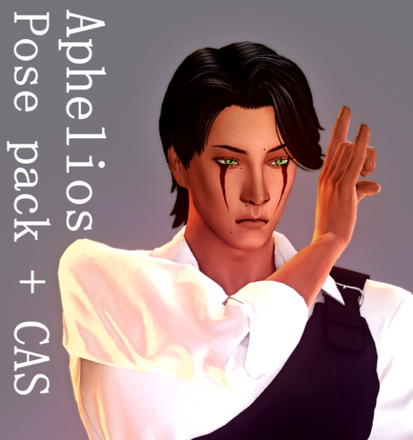 Mix Pose Pack Aphelios by simsfinds - The Sims 4 Custom Content