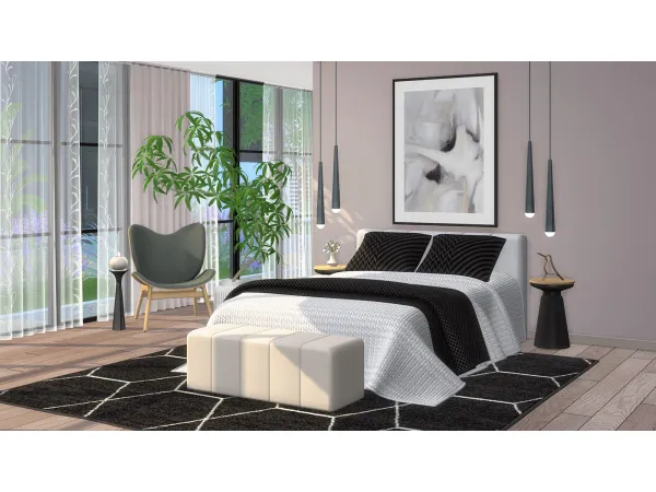 Dusk Bedroom by Nynaeve Design